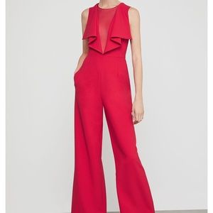 BCBG Maxazria NWT Red Jumpsuit